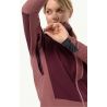 JACK WOLSKINS ALPSPITZE HOODY Softshelljakke (Mørk rødbrun) Dame