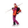 Pantalon de ski de randonnée JACK WOLSKINS ALPSPITZE TOUR PANTS (New magenta) Femme