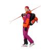 Turskibukser til kvinder JACK WOLSKINS ALPSPITZE TOUR PANTS (Ny magenta)