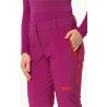 Pantalon de ski de randonnée JACK WOLSKINS ALPSPITZE TOUR PANTS (New magenta) Femme