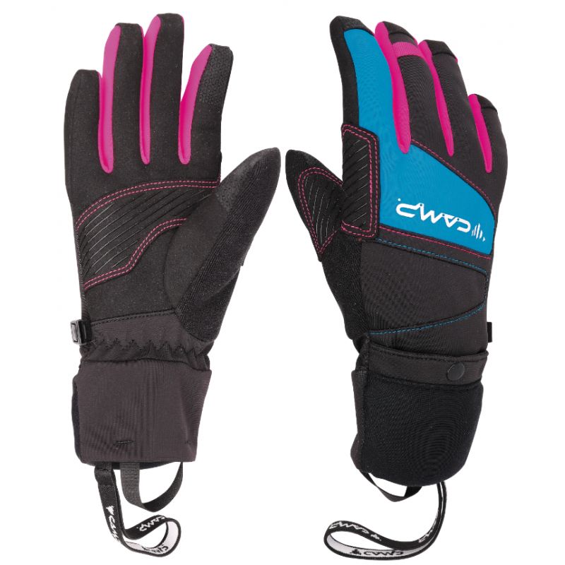 Handschuhe Skibergsteigen Camp G COMP WARM (BLACK / LIGHT BLUE / FUCHSIA) Women