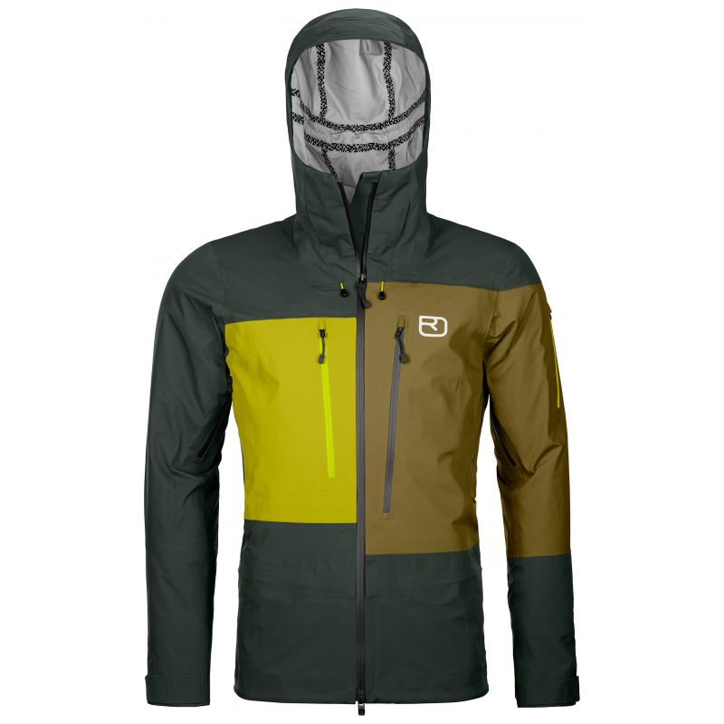 Veste de freeride ORTOVOX 3l Deep Shell Jacket (Green Pine) homme