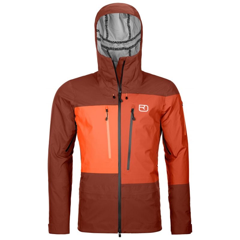 Freeride jakke Ortovox 3l Deep Shell Jacket (Clay Orange) man