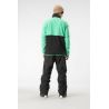PICTURE MATHEW 1/4 FLEECE (B Black-Spectra Green)