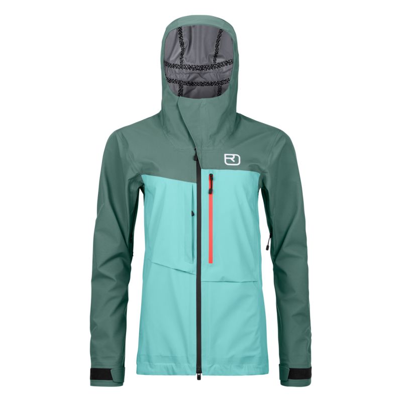 Jakke Ortovox 3L RAVINE SHELL JACKET W (ice waterfall) dame