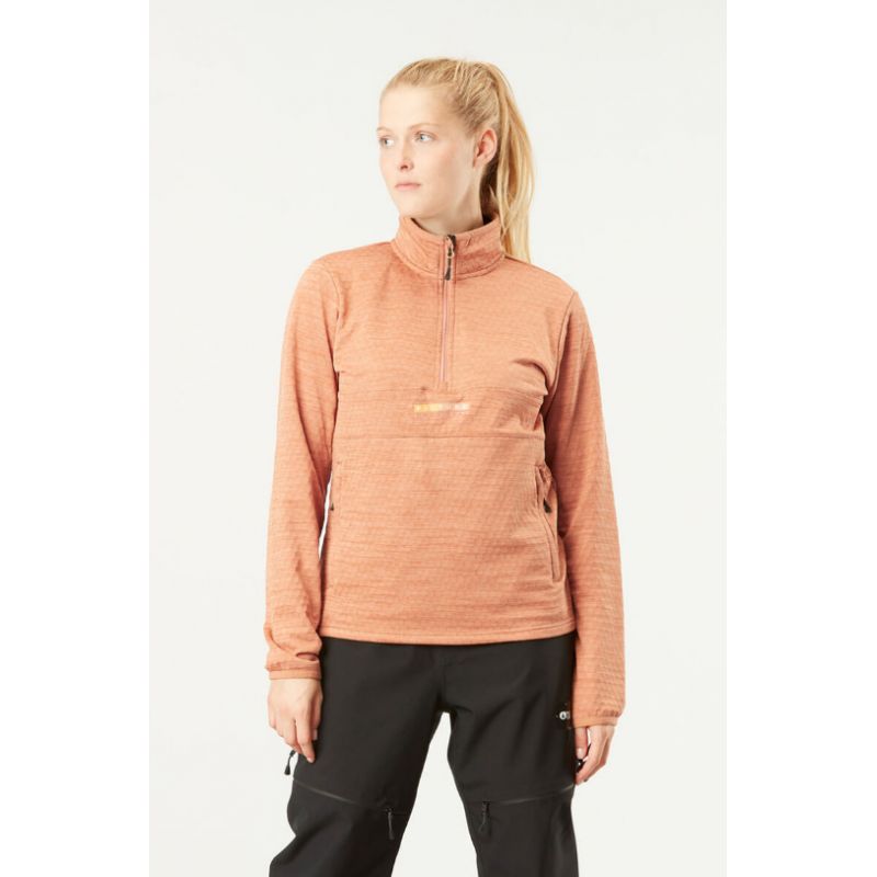 Fleece Picture Tahita Grid Fleece (Latte) Kvinne