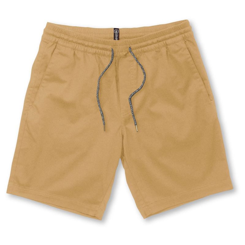 Shorts Volcom FRICKIN EW SHORT 19 (DARK KHAKI) Herre