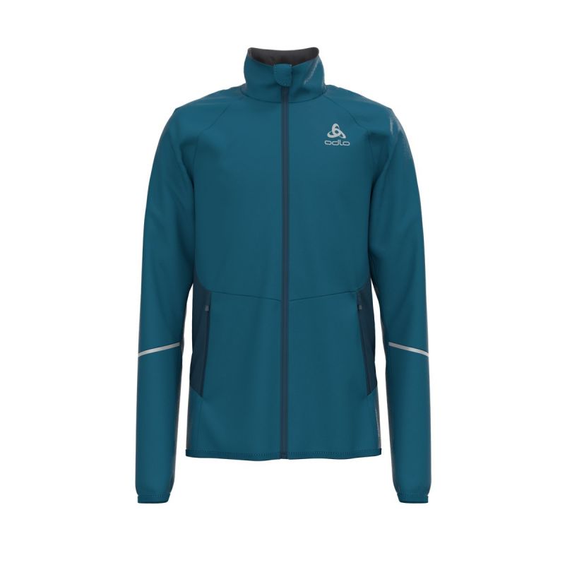 Lasten Odlo Takki BRENSHOLMEN JUNIOR (saxony blue - deep dive)