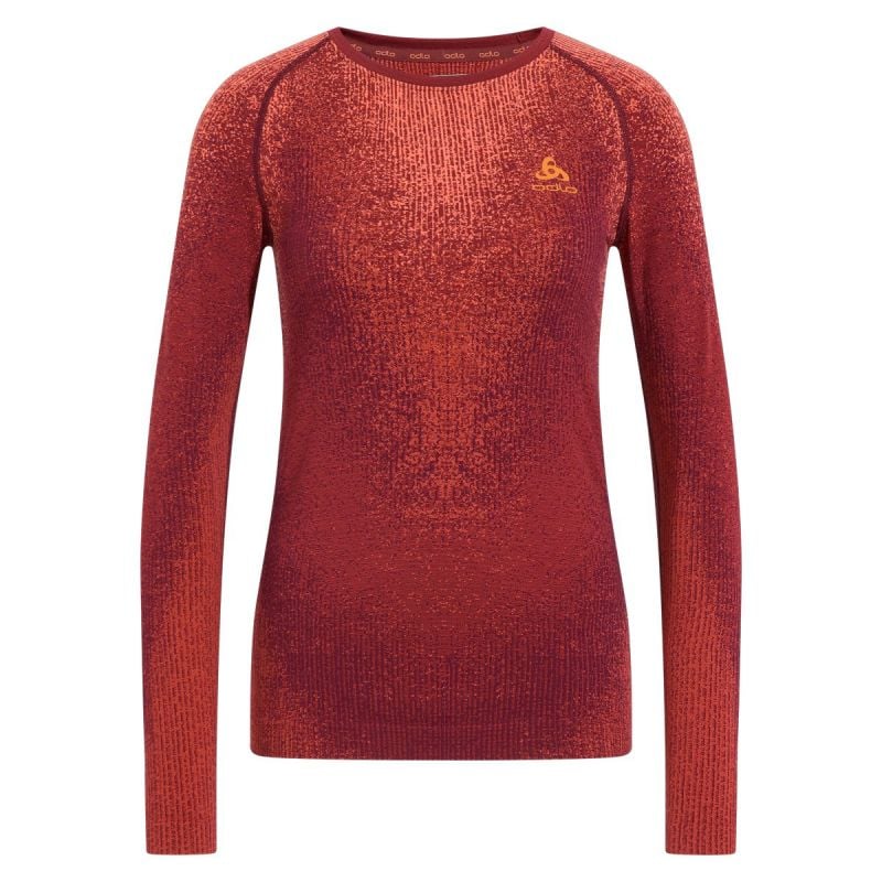Ropa interior técnica de mujer Odlo BL TOP cuello redondo l/s BLACKCOMB ECO (tinta china)