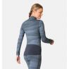 Odlo BL TOP turtle neck l/s half zip WHISTLER (folkesteinsgrå - india ink)