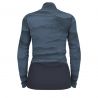 Odlo BL TOP turtle neck l/s half zip WHISTLER (folkesteinsgrå - india ink)