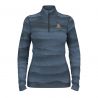 Odlo BL TOP turtle neck l/s halv glidelås WHISTLER (folkstone grå - india blekk)