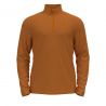 Odlo Strato medio 1/2 zip ROY (honey ginger - vestaglia da monaco)