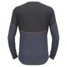 Odlo BL TOP Crew Neck l/s REVELSTOKE PW 150 (folkstone gray - india ink melange)