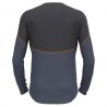 Odlo BL TOP cuello redondo l/s REVELSTOKE PW 150 (folkstone grey - india ink melange)
