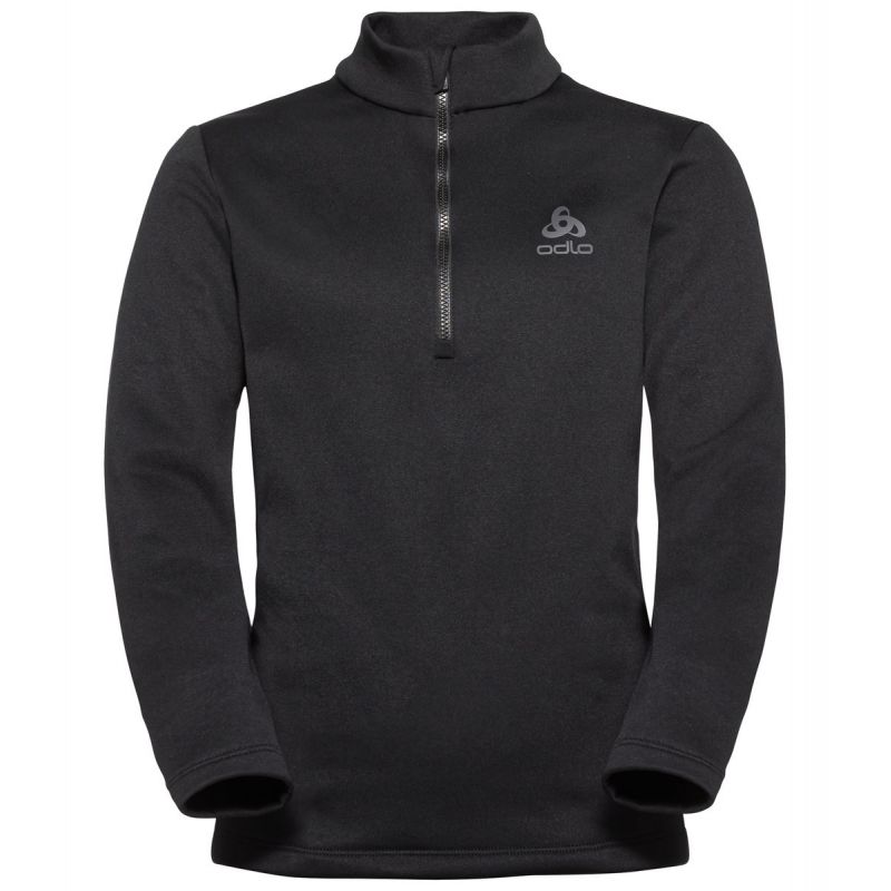 Fleece til børn Odlo Mellemlag 1/2 lynlås BERRA KIDS (sort)