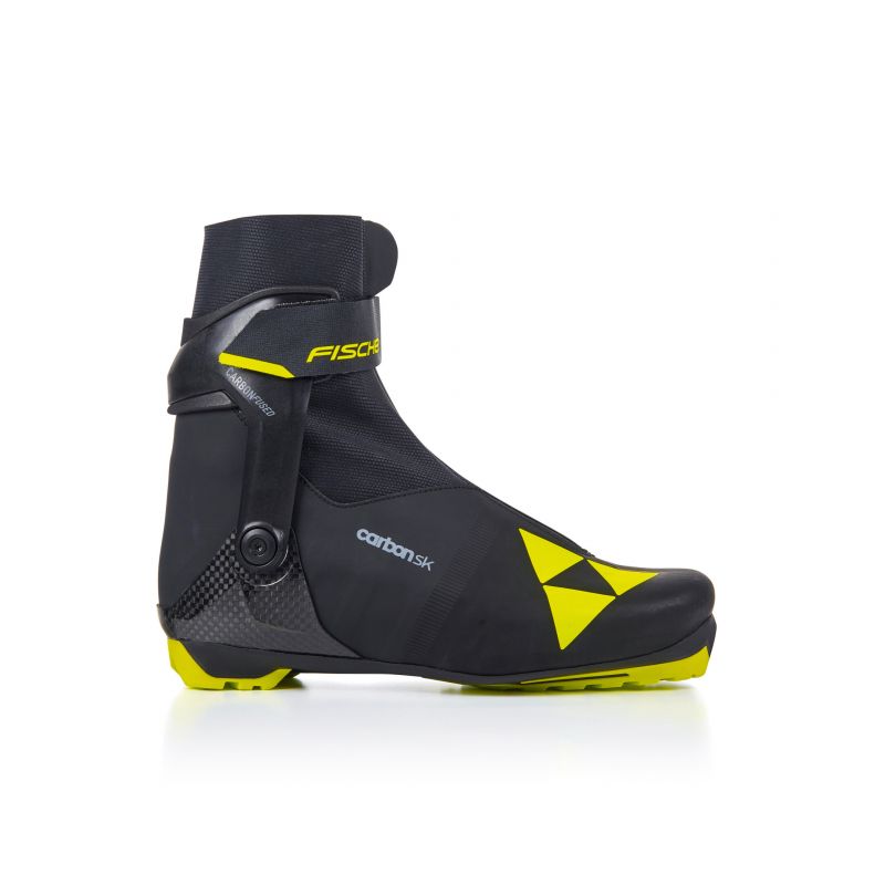 Scarpone da sci di fondo Fischer CARBON SKATE (nero/giallo)