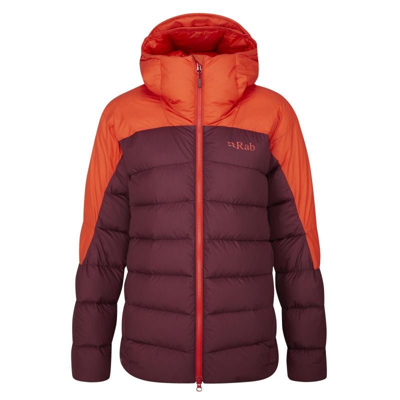 Dame Rab Infinity Alpine (Red grapefruit/Deep heather) jakke