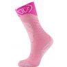 Lasten hiihtosukat SIDAS SOCKS SKI MER JR (vaaleanpunainen/violetti)
