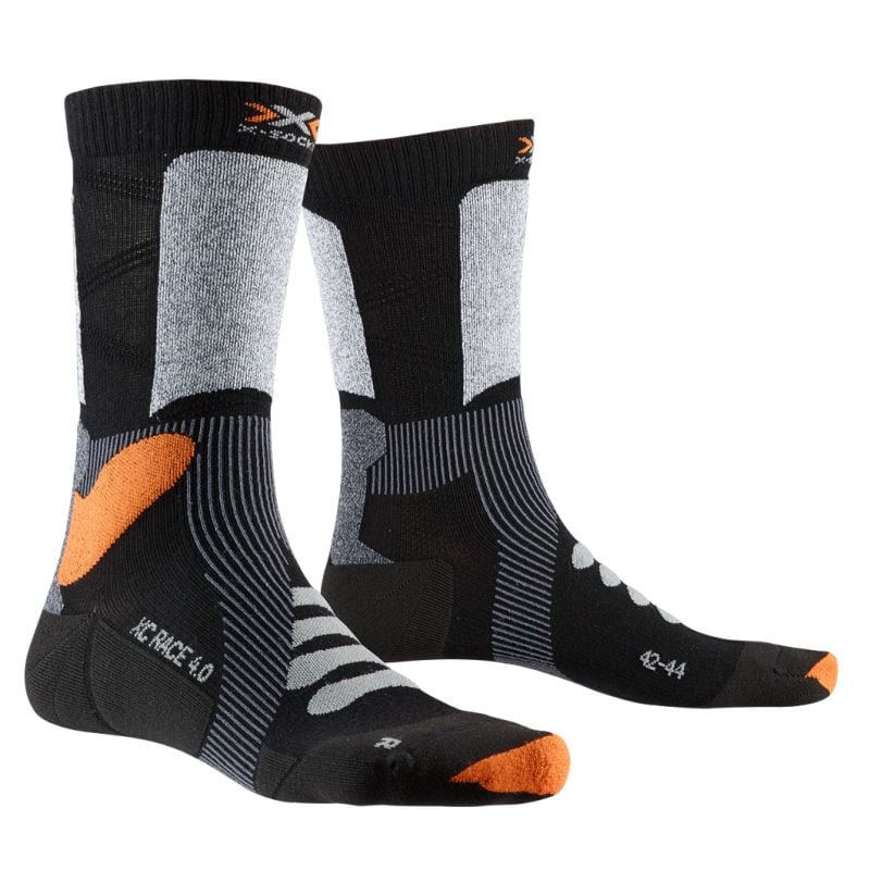 X-SOCKS X-COUNTRY RACE 4.0 Socke (BLACK/STONE GREY MELANGE) Mann