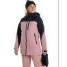 BURTON Women's Lelah 2L Jacket (True Black/Powder Blush)