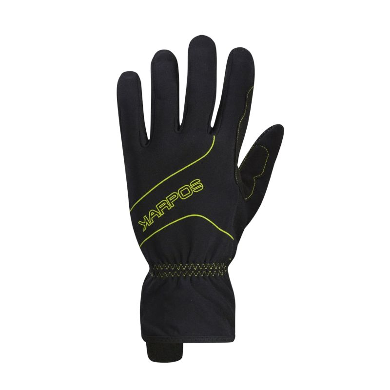 Glove Karpos ALAGNA (Black/Kiwi Colada)