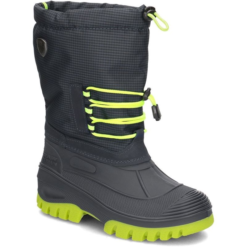 CMP Kids Ahto WP (BLACK BLUE) children's snow boots