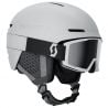 Scott SCO Combo Casco Track+Goggle Factor Pro (bianco)