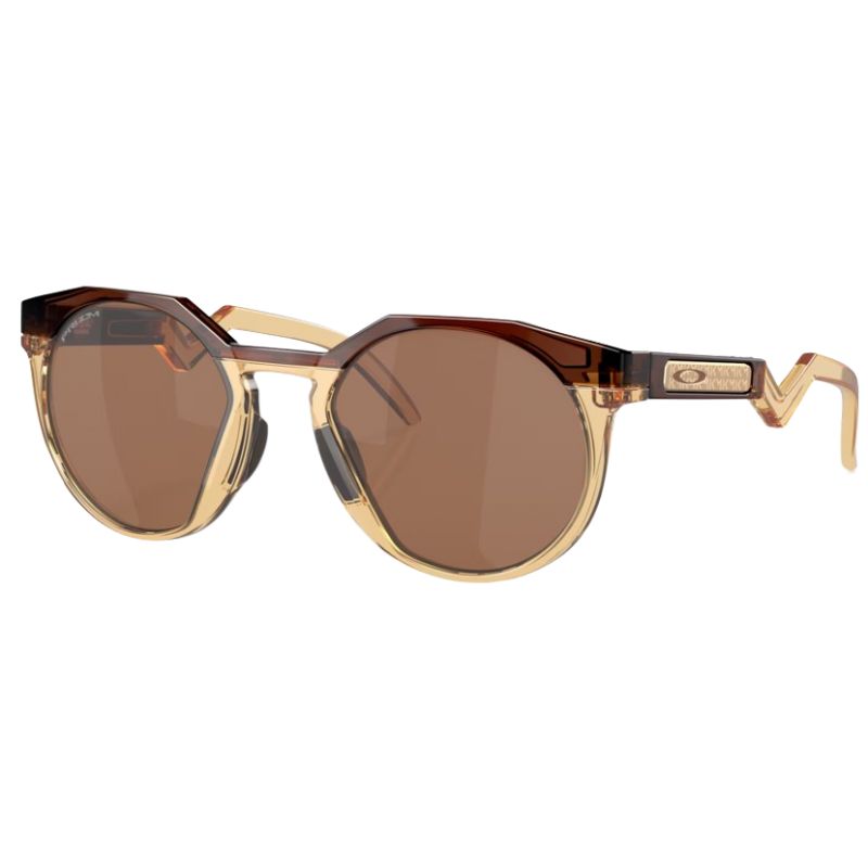 Zonnebril Oakley Kylian Mbappé Signature Series HSTN (DARK AMBER/LIGHT CURRY) Cat. 3