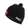 Bonnet Swix Tradition Hat W/flag (noir)