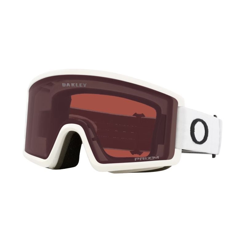 Skibrille Target Line M (Matte White w/Prizm DkGrey) Kat. 3
