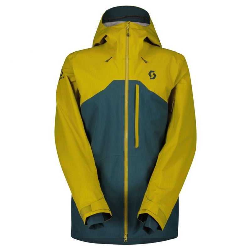 Chaqueta de esquí para hombre Scott Jacket Vertic 3L (savana green/aruba green)