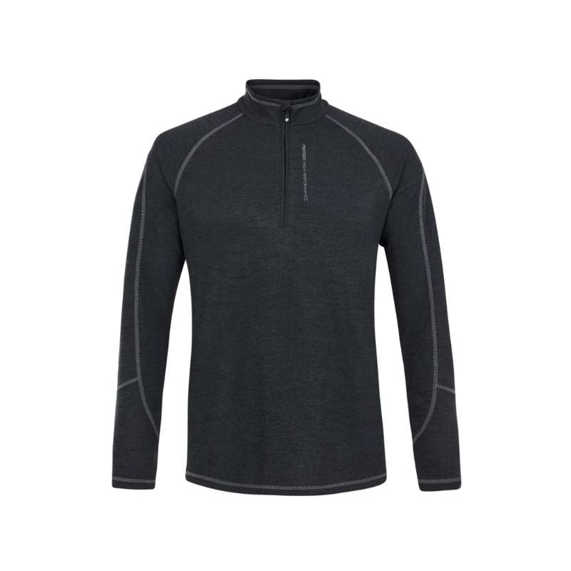 Herenondergoed Protest LOUISIANA 1/4 zip top (True Black)