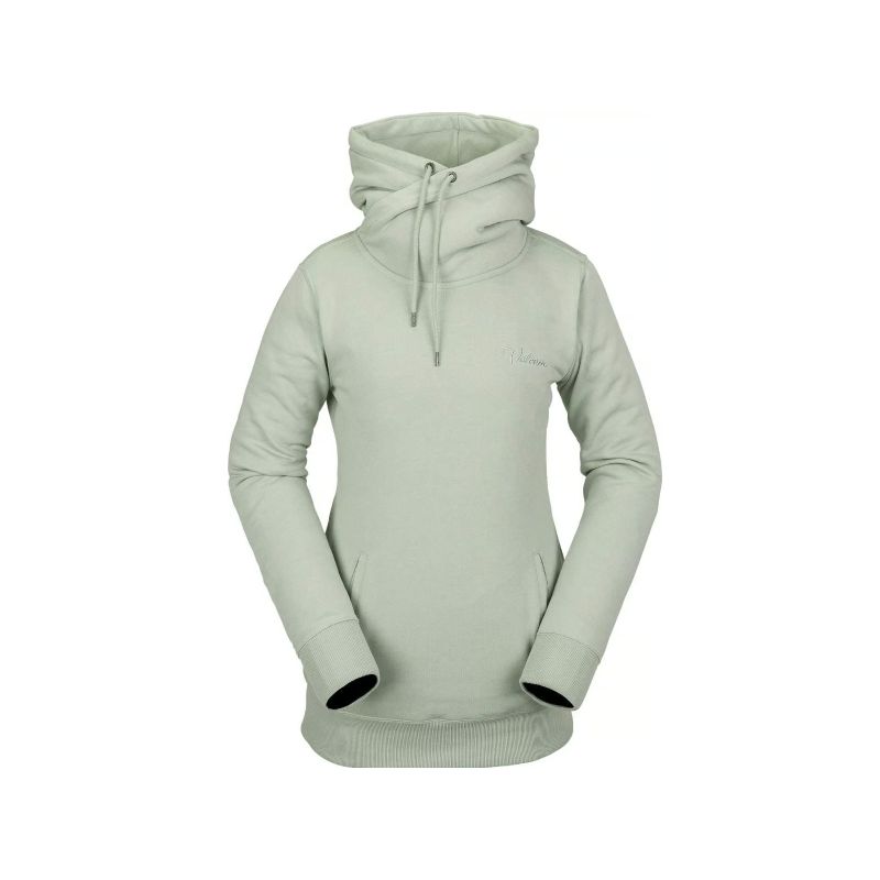 Sudadera con capucha para mujer Volcom TOWER P/O FLEECE (SAGE FROST)