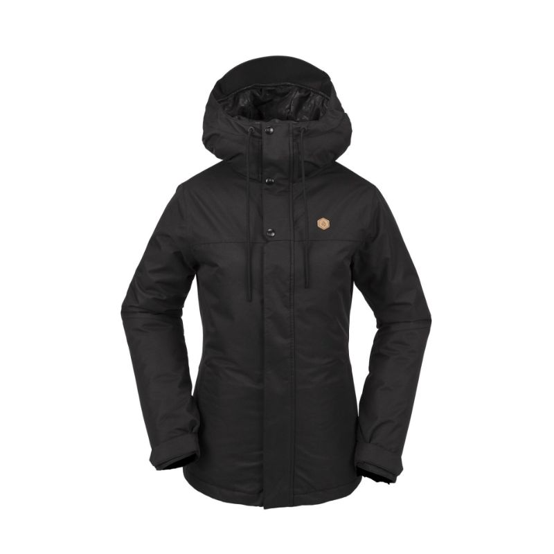 Snowboardjacke Volcom BOLT INS JACKET (BLACK) Frau