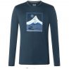 T-shirt manches longues super.natural M TRACE HILL (Blueberry/Various)