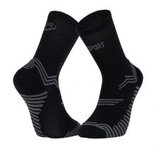 Løpesokker BV sport Trail Ultra + (svart/grå)