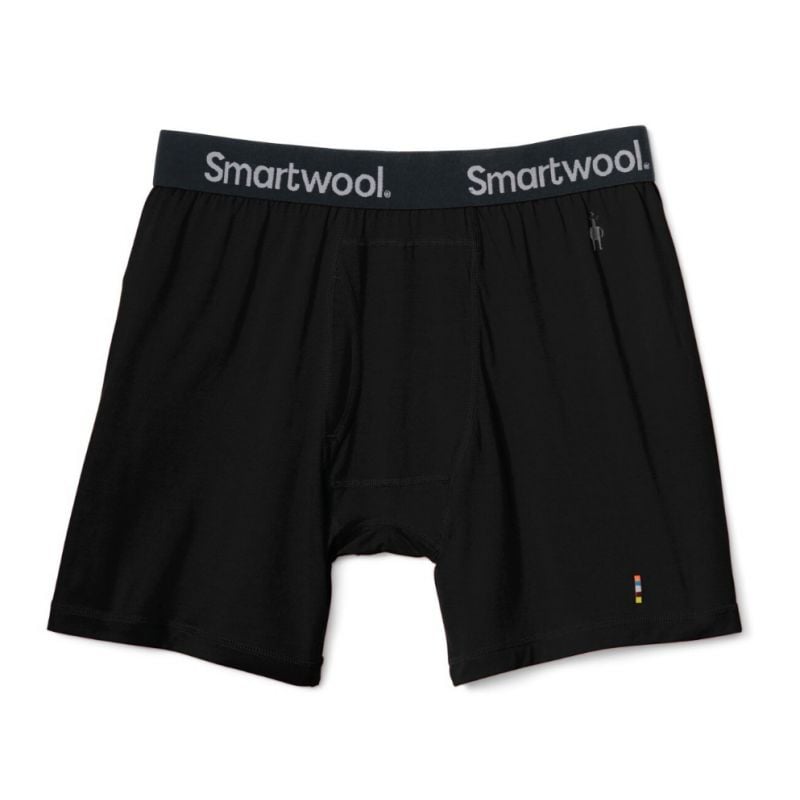 Boxer da uomo Smartwool Merino Boxer Brief Boxed (nero)