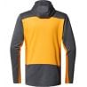 Teknisk genser Haglöfs Roc Flash Mid Hood (magnetitt/solgul) mann
