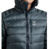 HAGLÖFS Roc dunjacka med huva - Women's (True Black)