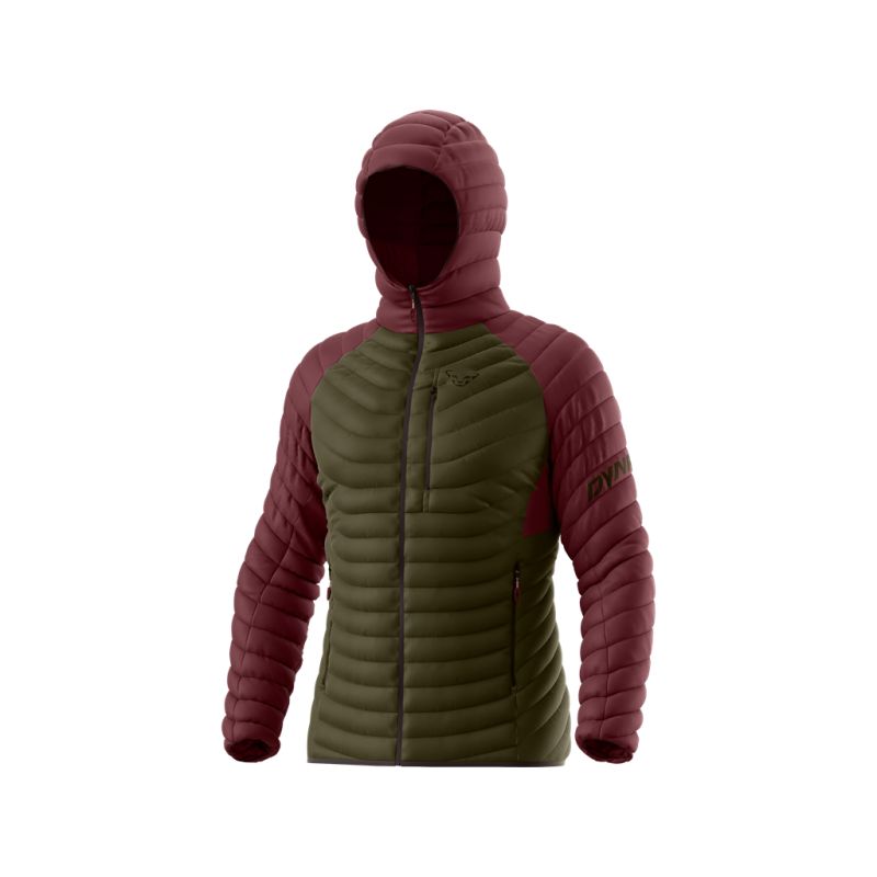 Chaqueta de pluma Dynafit Radical Down M Hood Jkt (Burgundy) hombre