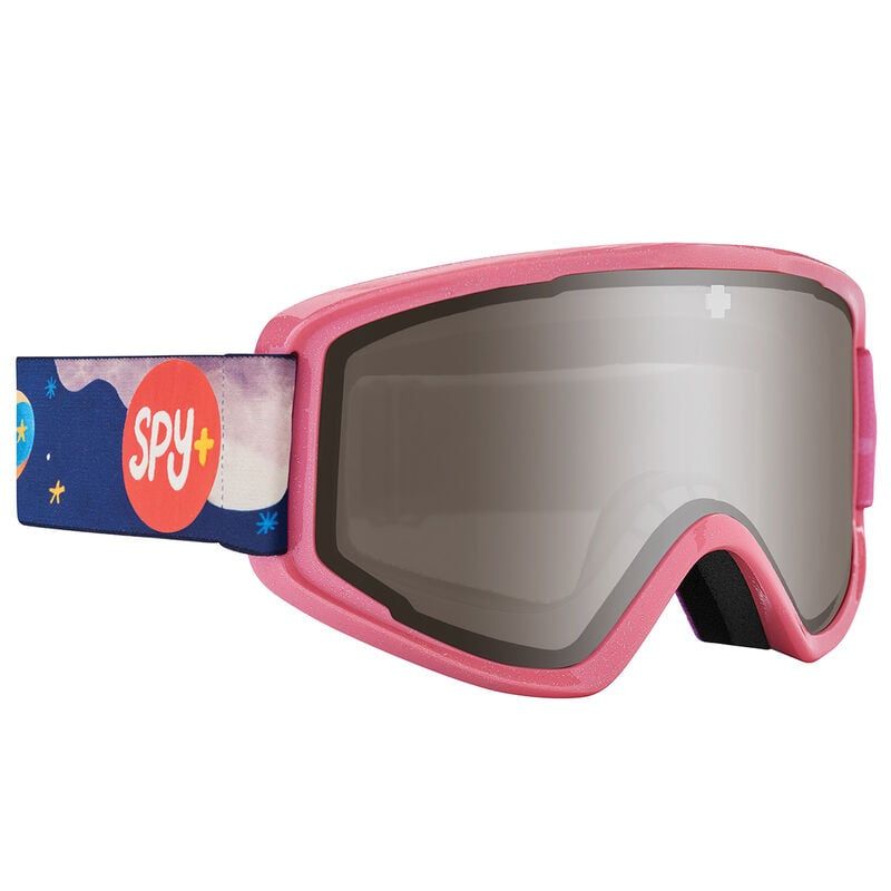 Skimaske til børn SPY Crusher Elite Jr (pink - Bronze Silver Mirror)