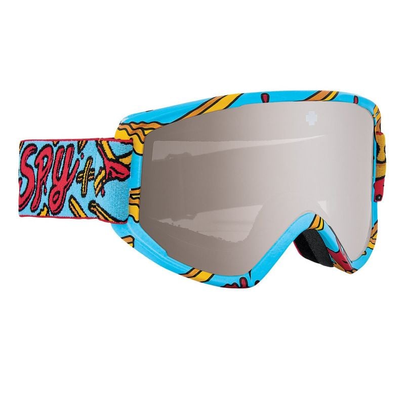 Maschera da sci per bambini SPY Crusher Elite Jr (pizza contro patatine fritte)