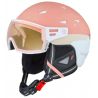 Casque de ski avec visière CAIRN SHUFFLE S-VISOR Evolight NXT (MAT PEACH CHAMPAGNE) Cat. 1/3
