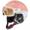 Casco da sci con visiera Cairn SHUFFLE S-VISOR Evolight NXT (MAT PEACH CHAMPAGNE) Cat. 1/3