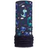 Cache cou CAIRN MALAWI POLAR PLUSH JUNIOR (BLUE DINO) enfant