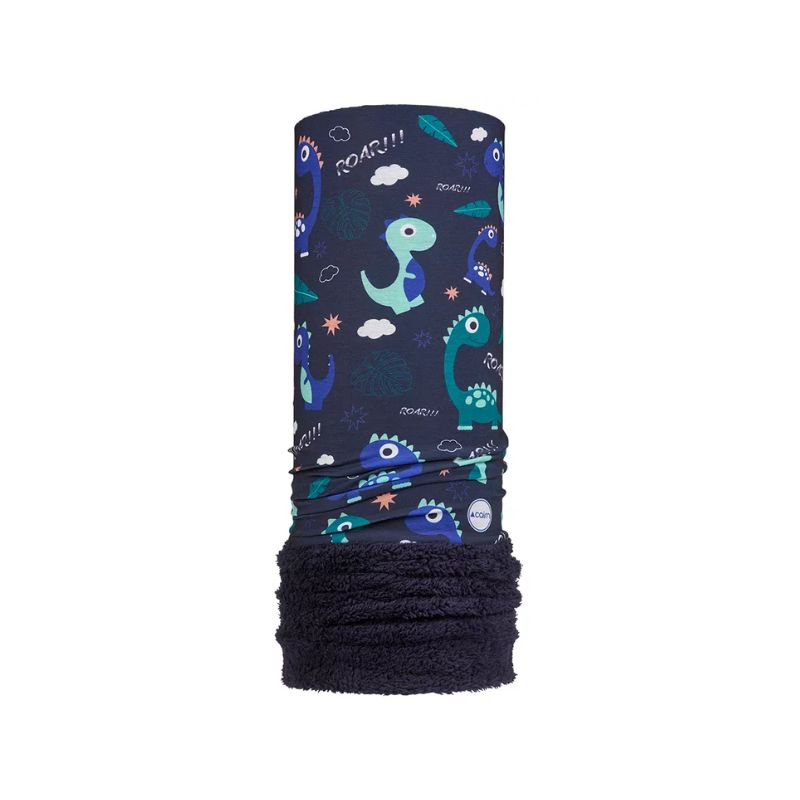 Kindernekbedekking Cairn MALAWI POLAR PLUSH JUNIOR (BLAUWE DINO)