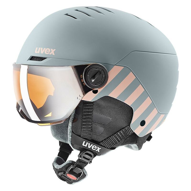 Hjelmvisir Uvex Rocket Junior Visir (matt blush rhino) barn