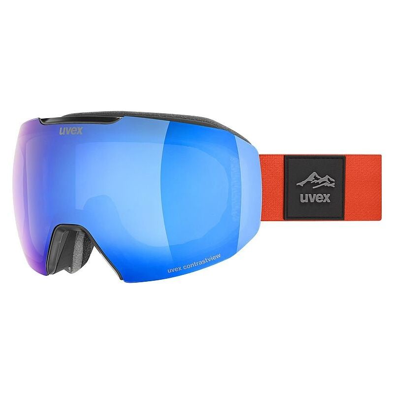 Maschera da sci Uvex EPIC ATTRACT (nero dl/FM blu-fumo)