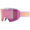 UVEX Masque uvex evidnt ATTRACT CV (WE white dl/FM rose-green)